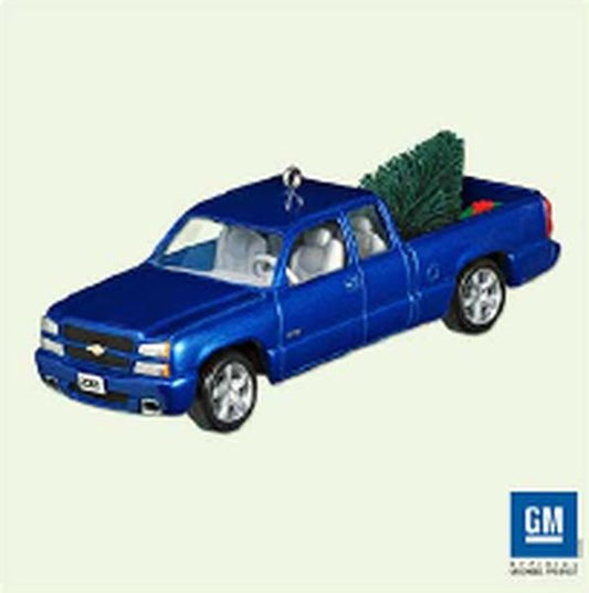 Aunt Krismas '2003 Chevrolet Silverado SS ' ornament by Don Palmiter. Year: 2005 - All-American Trucks series #11. 'Mint In Box' condition.