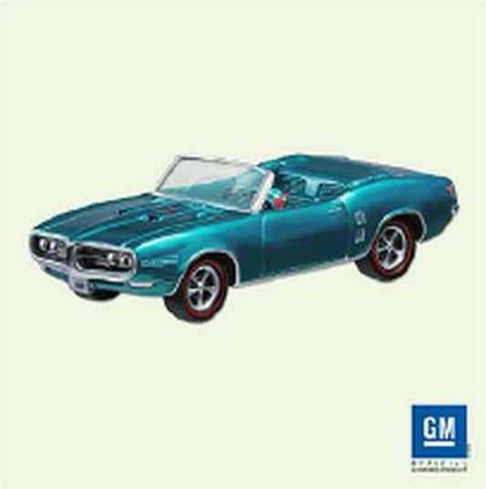 Aunt Krismas '1968 Pontiac Firebird ' ornament by Don Palmiter. Year: 2005 - Classic American Cars series #15. 'Mint In Box' condition.