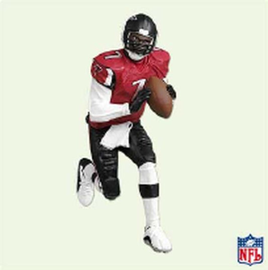 Aunt Krismas 'Michael Vick' ornament by Rudy Garcia. Year: 2005 - Football Legends series #11. 'Mint In Box' condition.