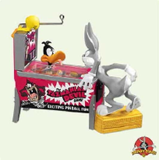 Aunt Krismas 'Pinball Action' ornament by Lane Feuer. Year: 2005 - N/A series #0. 'Mint In Box' condition.