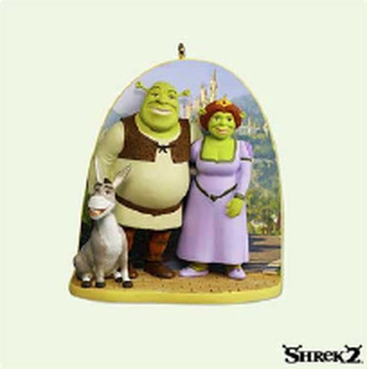 Aunt Krismas 'Shrek and Princess Fiona' ornament by Robert Chad. Year: 2005 - Shrek  series #0. 'Mint In Box' condition.