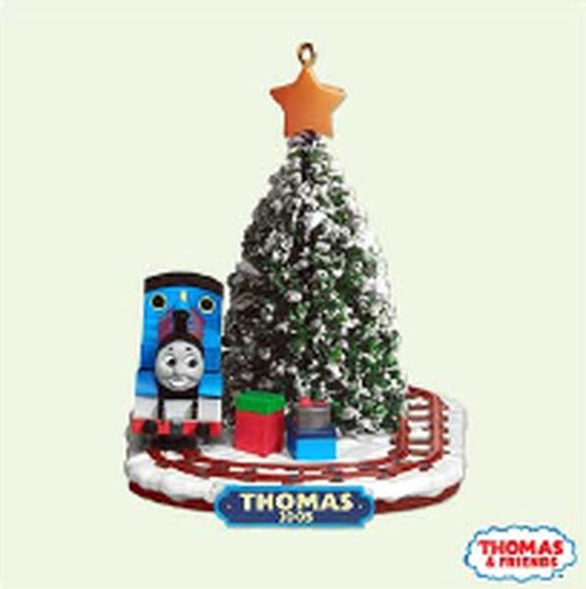 Aunt Krismas 'Thomas the Tank Engine' ornament by Nello Williams. Year: 2005 - Thomas the Tank  series #0. 'Mint In Box' condition.