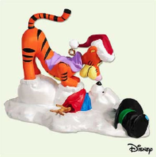 Aunt Krismas 'Bounce Practice' ornament by Hallmark. Year: 2005 - Winnie the Pooh Collection  series #0. 'Mint In Box' condition.