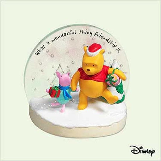 Aunt Krismas 'True Friends' ornament by Hallmark. Year: 2005 - Winnie the Pooh Collection  series #0. 'Mint In Box' condition.