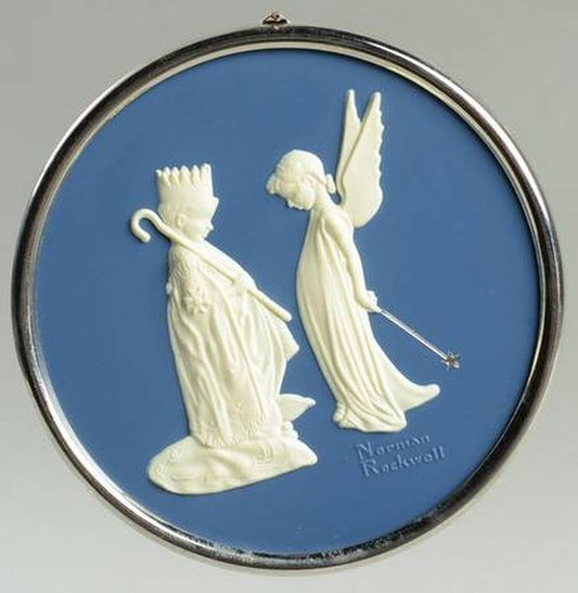 Aunt Krismas 'Dress Rehearsal' ornament by Diana McGehee. Year: 1983 - Norman Rockwell series #4. 'No Box' condition.