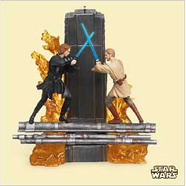 Aunt Krismas 'Anakin Skywalker and Obi-Wan Kenobi' ornament by Kristina Kline. Year: 2006 - Star Wars  series #0. 'Mint In Box' condition.