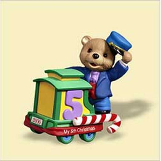 Aunt Krismas 'Child’s Fifth Christmas' ornament by John (Collin) Francis . Year: 2006 - Child’s Age Collection  series #0. 'No Box' condition.