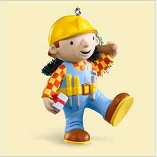 Aunt Krismas 'Hard at Work' ornament by Hallmark. Year: 2006 - Bob the Builder  series #0. 'Mint In Box' condition.