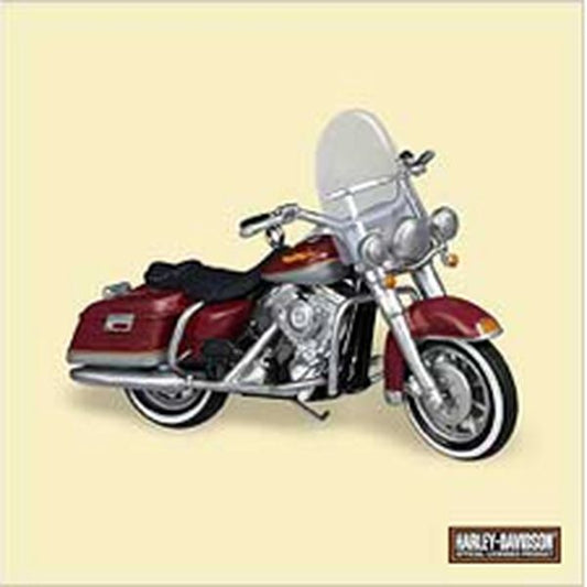 Aunt Krismas '1994 FLHR Road King' ornament by Don Palmiter. Year: 2006 - Harley-Davidson Motorcycle Milestones series #8. 'Mint In Box' condition.