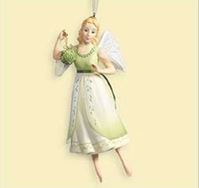 Aunt Krismas 'The Gift of Love' ornament by Julie Forsyth. Year: 2006 - Holiday Angels series #1. 'Mint In Box' condition.