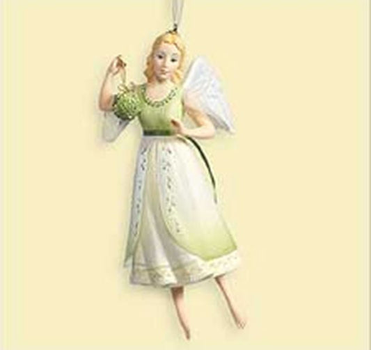 Aunt Krismas 'The Gift of Love' ornament by Julie Forsyth. Year: 2006 - Holiday Angels series #1. 'Mint In Box' condition.