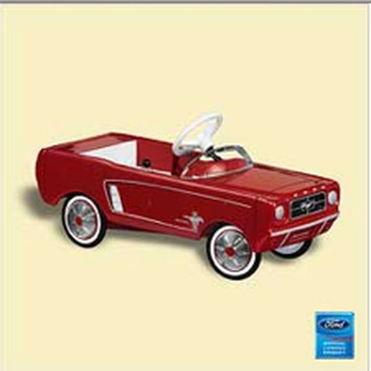 Aunt Krismas '1964 1/2 Ford Mustang' ornament by Don Palmiter. Year: 2006 - Kiddie Car Classics series #13. 'Mint In Box' condition.
