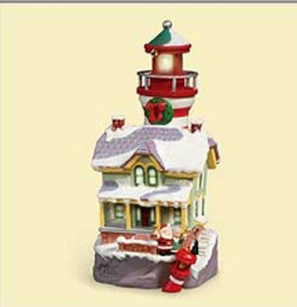 Aunt Krismas 'Lighthouse Greetings' ornament by John (Collin) Francis . Year: 2006 - Lighthouse Greetings series #10. 'Mint In Box' condition.