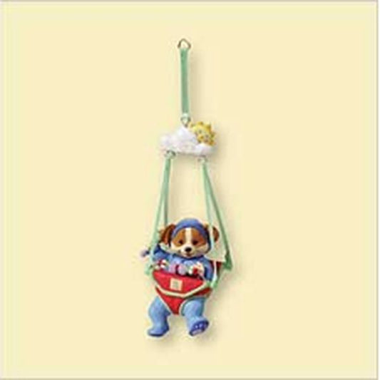 Aunt Krismas 'My First Christmas - Boy' ornament by Tammy Haddix. Year: 2006 - Child’s Age Collection  series #0. 'Mint In Box' condition.