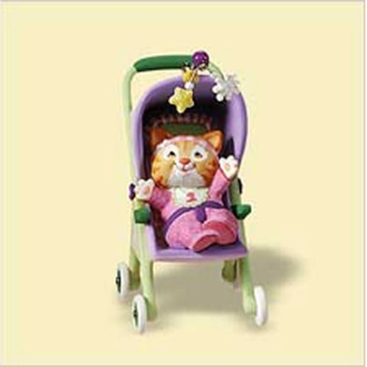 Aunt Krismas 'My First Christmas - Girl' ornament by Kristina Kline. Year: 2006 - Child’s Age Collection  series #0. 'Mint In Box' condition.