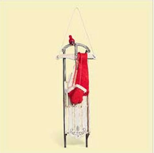 Aunt Krismas 'Ready For Sledding' ornament by Edythe Kegrize, Julie Forsyth. Year: 2006 - N/A series #0. 'Mint In Box' condition.