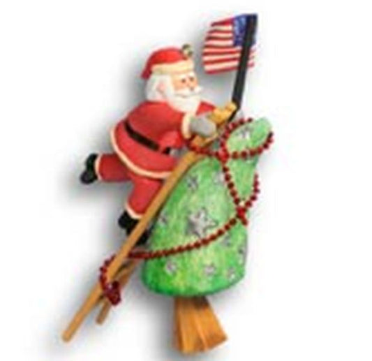 Aunt Krismas 'Stars and Stripes for Santa' ornament by Linda Sickman. Year: 2006 - N/A series #0. 'Mint In Box' condition.