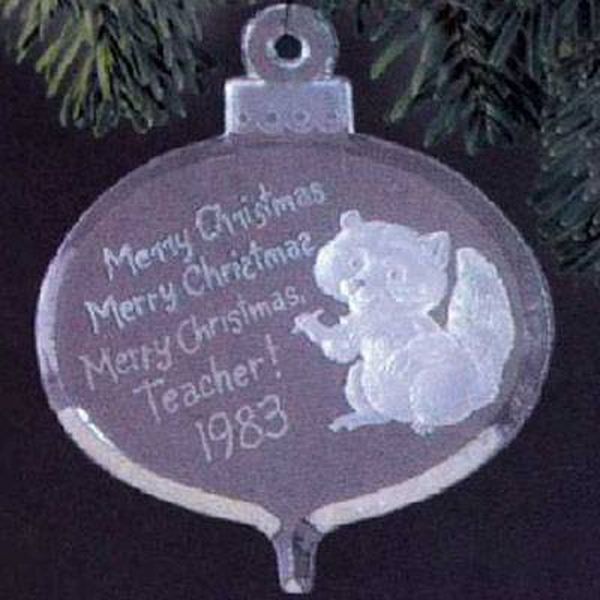 Aunt Krismas 'Teacher' ornament by Hallmark. Year: 1983 - N/A series #0. 'Mint In Box' condition.