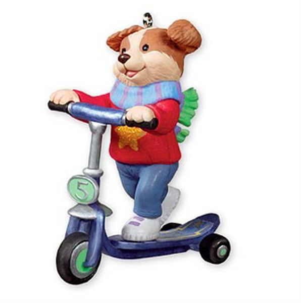 Aunt Krismas 'Child's Age Collection: My Fifth Christmas - Boy' ornament by Tammy Haddix. Year: 2007 - N/A series #0. 'Mint In Box' condition.