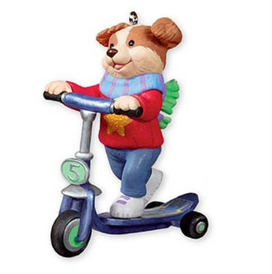 Aunt Krismas 'Child's Age Collection: My Fifth Christmas - Boy' ornament by Tammy Haddix. Year: 2007 - N/A series #0. 'Mint In Box' condition.