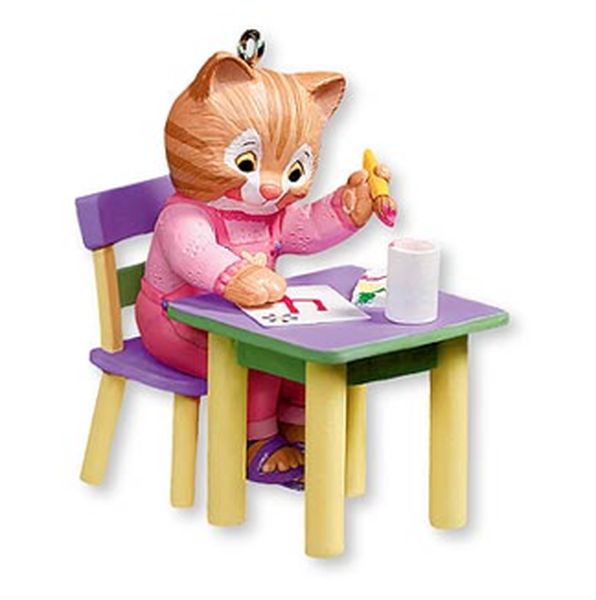 Aunt Krismas 'Child's Age Collection: My Fourth Christmas - Girl' ornament by Kristina Kline. Year: 2007 - N/A series #0. 'Mint In Box' condition.