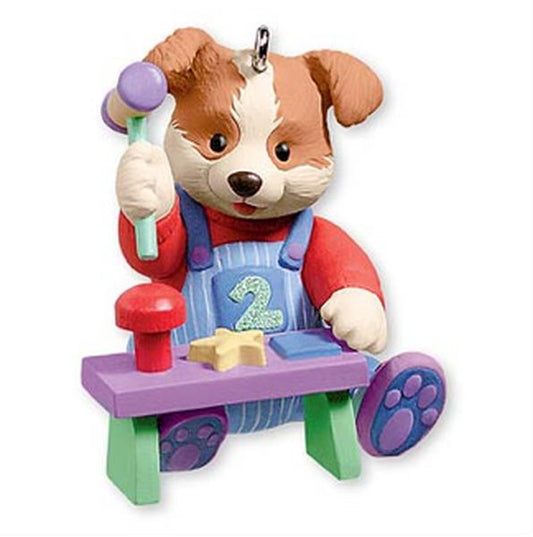 Aunt Krismas 'Child's Age Collection: My Second Christmas - Boy' ornament by Tammy Haddix. Year: 2007 - N/A series #0. 'Mint In Box' condition.