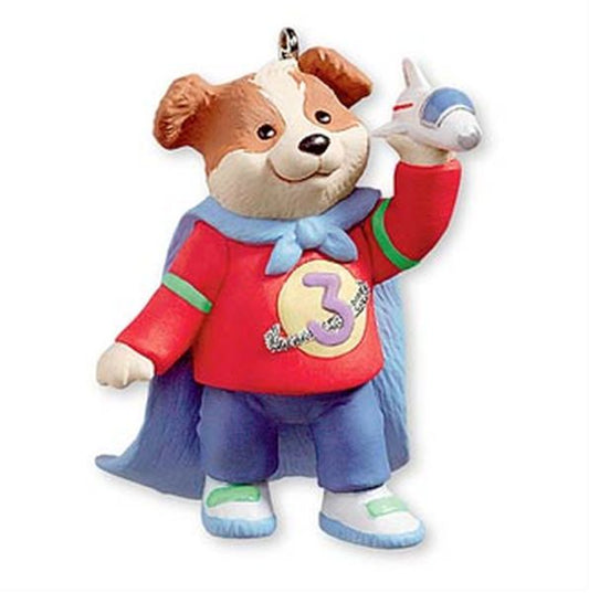 Aunt Krismas 'Child's Age Collection: My Third Christmas - Boy' ornament by Tammy Haddix. Year: 2007 - N/A series #0. 'Mint In Box' condition.