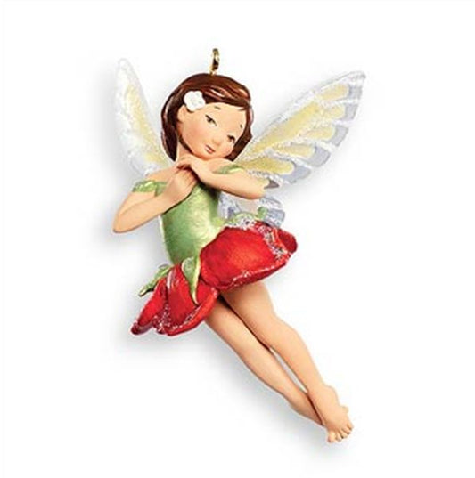 Aunt Krismas 'Rose Fairy' ornament by Kristina Kline. Year: 2007 - Fairy Messengers series #3. 'Mint In Box' condition.