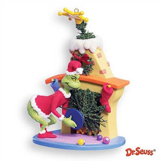 Aunt Krismas 'He's a Mean One' ornament by Nello Williams. Year: 2007 - Dr. Seuss  series #0. 'Mint In Box' condition.