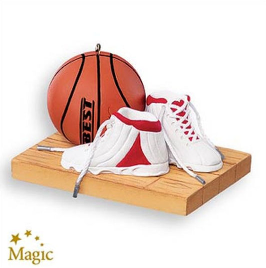 Aunt Krismas 'Hoop Dreams' ornament by Hallmark. Year: 2007 - N/A series #0. 'Mint In Box' condition.