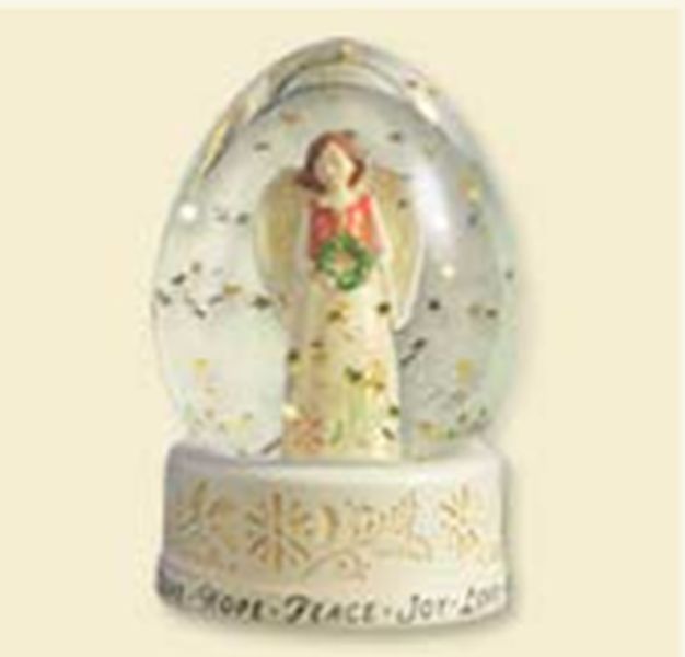Aunt Krismas 'Snow Globe' ornament by Don Palmiter. Year: 2007 - Joy to the World  series #0. 'Slightly Damaged Box' condition.