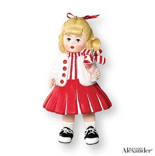 Aunt Krismas 'Cherry Parfait' ornament by John (Collin) Francis. Year: 2007 - Madame Alexander series #12. 'Mint In Box' condition.