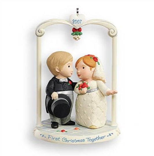 Aunt Krismas 'Married… And Merry!' ornament by Katrina Bricker. Year: 2007 - N/A series #0. 'Mint In Box' condition.