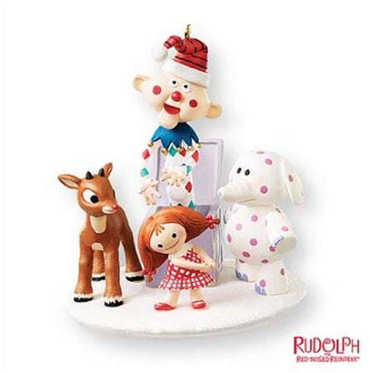 Aunt Krismas 'The Island of Misfit Toys' ornament by Robert Chad. Year: 2007 - Rudolph the Red Nosed Reindeer  series #0. 'Mint In Box' condition.
