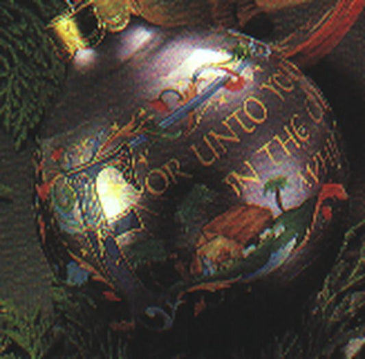 Aunt Krismas 'A Savior is Born' ornament by Hallmark. Year: 1984 - N/A series #0. 'No Price Tag' condition.
