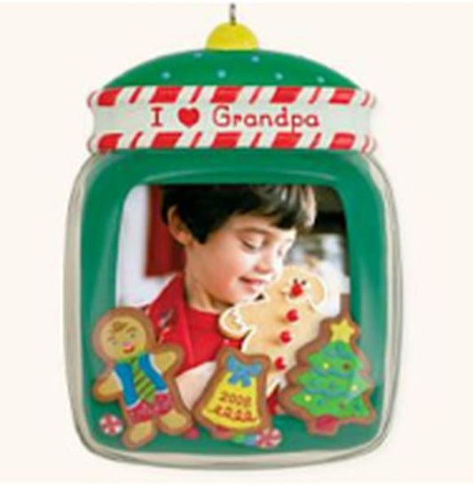 Aunt Krismas 'I Love Grandpa' ornament by Sharon Visker. Year: 2008 - N/A series #0. 'Mint In Box' condition.