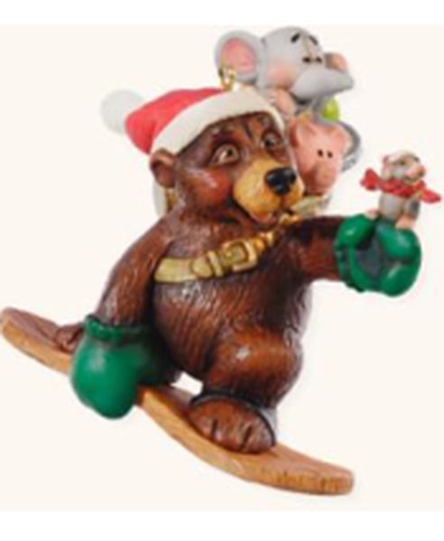 Aunt Krismas 'Up for Fun' ornament by Tracy Larsen. Year: 2008 - Nick and Christopher series #5. 'Mint In Box' condition.