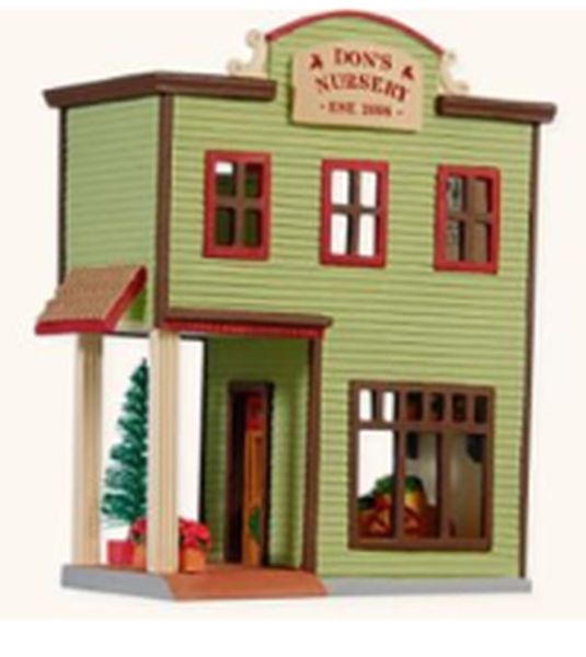 Aunt Krismas 'Don's Nursery' ornament by Don Palmiter. Year: 2008 - Nostalgic Houses & Shops series #25. 'Mint In Box' condition.