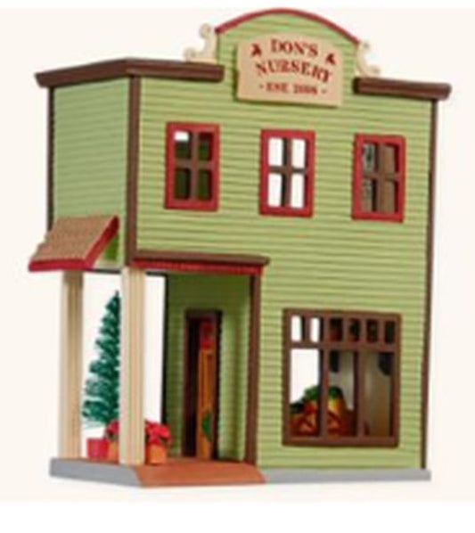 Aunt Krismas 'Don's Nursery' ornament by Don Palmiter. Year: 2008 - Nostalgic Houses & Shops series #25. 'Mint In Box' condition.