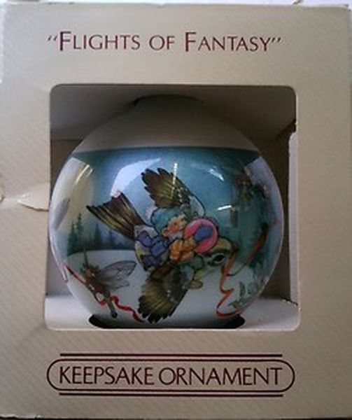 Aunt Krismas 'Flights of Fantasy' ornament by Hallmark. Year: 1984 - N/A series #0. 'Mint In Box' condition.