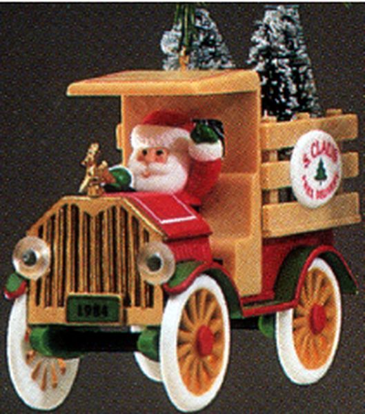 Aunt Krismas 'Santa’s Deliveries' ornament by Linda Sickman. Year: 1984 - Here Comes Santa series #6. 'Mint In Box' condition.