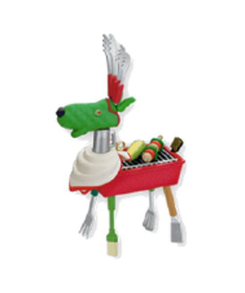 Aunt Krismas 'Good Grilling to All!' ornament by Edythe Kegrize. Year: 2010 - N/A series #0. 'Mint In Box' condition.