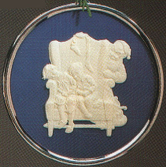 Aunt Krismas 'Caught Napping' ornament by Diana McGehee. Year: 1984 - Norman Rockwell series #5. 'No Box' condition.