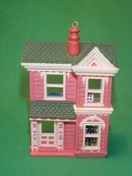 Aunt Krismas 'Victorian Doll House' ornament by Donna Lee. Year: 1984 - Nostalgic Houses & Shops series #1. 'Mint In Box' condition.