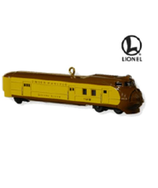 Aunt Krismas 'Lionel Union Pacific Streamliner Locomotive' ornament by Hallmark. Year: 2010 - Lionel Train series #15. 'Mint In Box' condition.