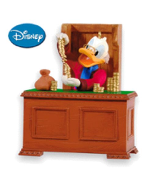 Aunt Krismas 'Scrooge McDuck as Ebenezer Scrooge' ornament by Nello Williams. Year: 2010 - Mickey’s Christmas Carol series #2. 'Mint In Box' condition.