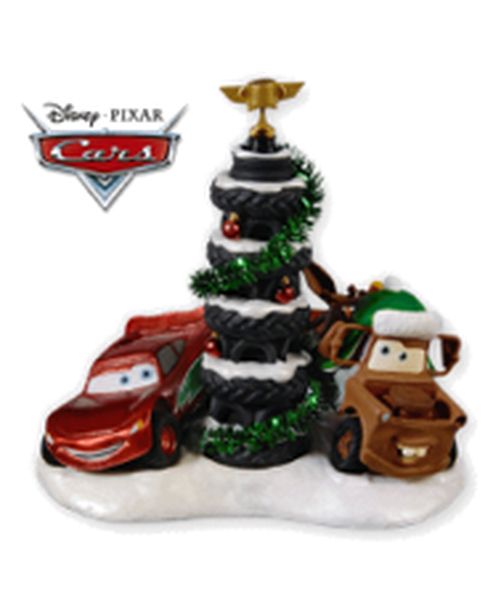 Aunt Krismas 'Piston Cup Tire Tree Disney/Pixar’s Cars' ornament by Tracy Larsen. Year: 2010 - N/A series #0. 'Mint In Box' condition.