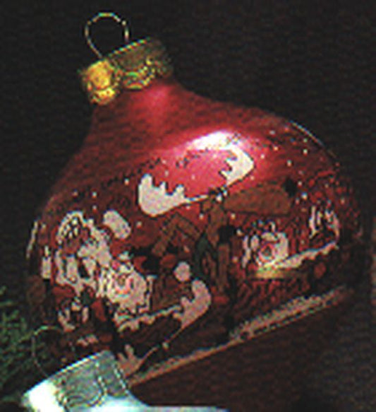 Aunt Krismas 'Reindeer Racetrack' ornament by Hallmark. Year: 1984 - N/A series #0. 'No Box' condition.
