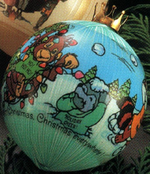 Aunt Krismas 'Shirt Tales' ornament by Hallmark. Year: 1984 - N/A series #0. 'Slightly Damaged Box' condition.