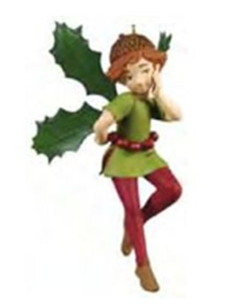 Aunt Krismas 'Holly Fairy' ornament by Kristina Gaughran. Year: 2011 - Fairy Messengers  series #0. 'Mint In Box' condition.